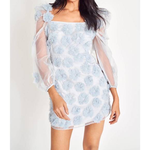 LOVESHACKFANCY Dresses & Skirts - NEW LOVESHACKFANCY wells dress in glacier blue